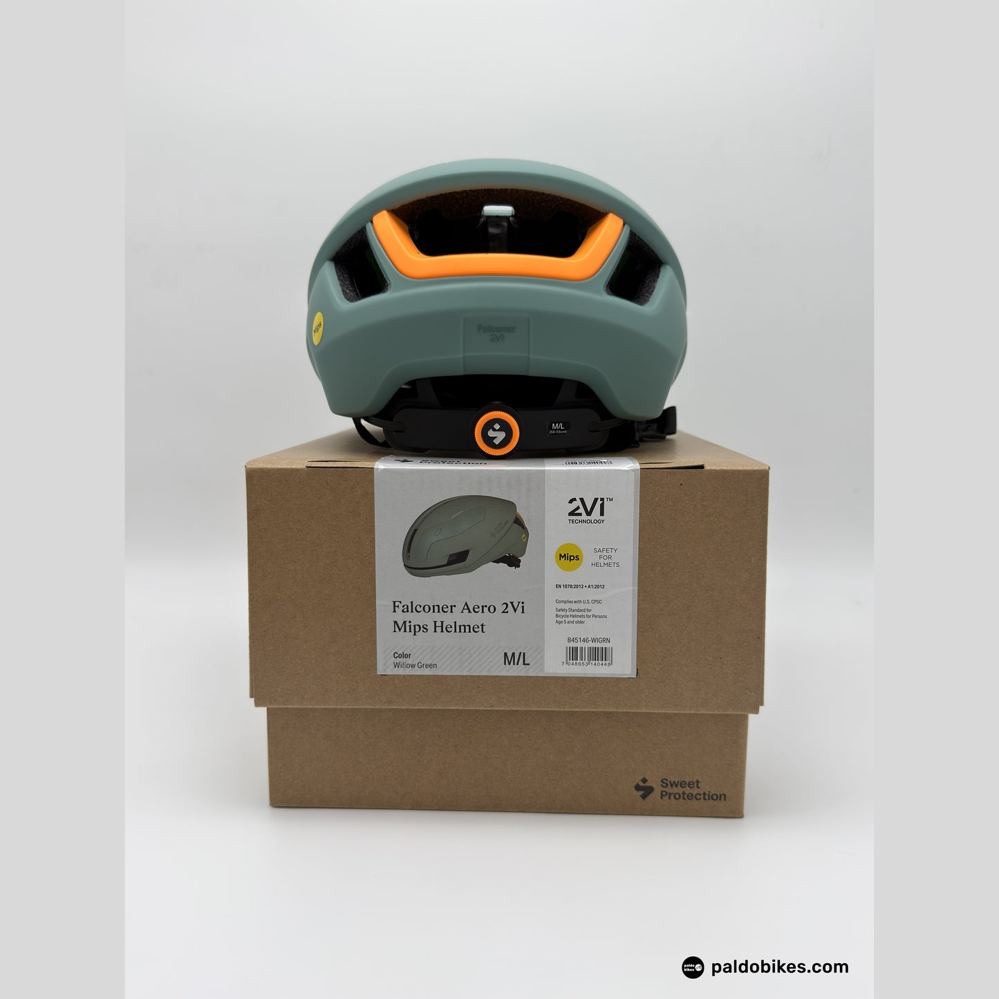 Sweet Protection Falconer Aero 2Vi Mips Helmet - Willow Green