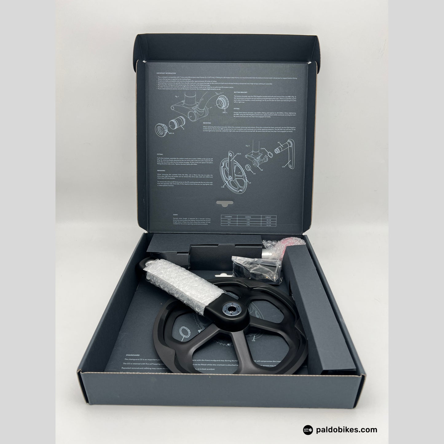 Brompton Superlight Carbon Crankset 50T