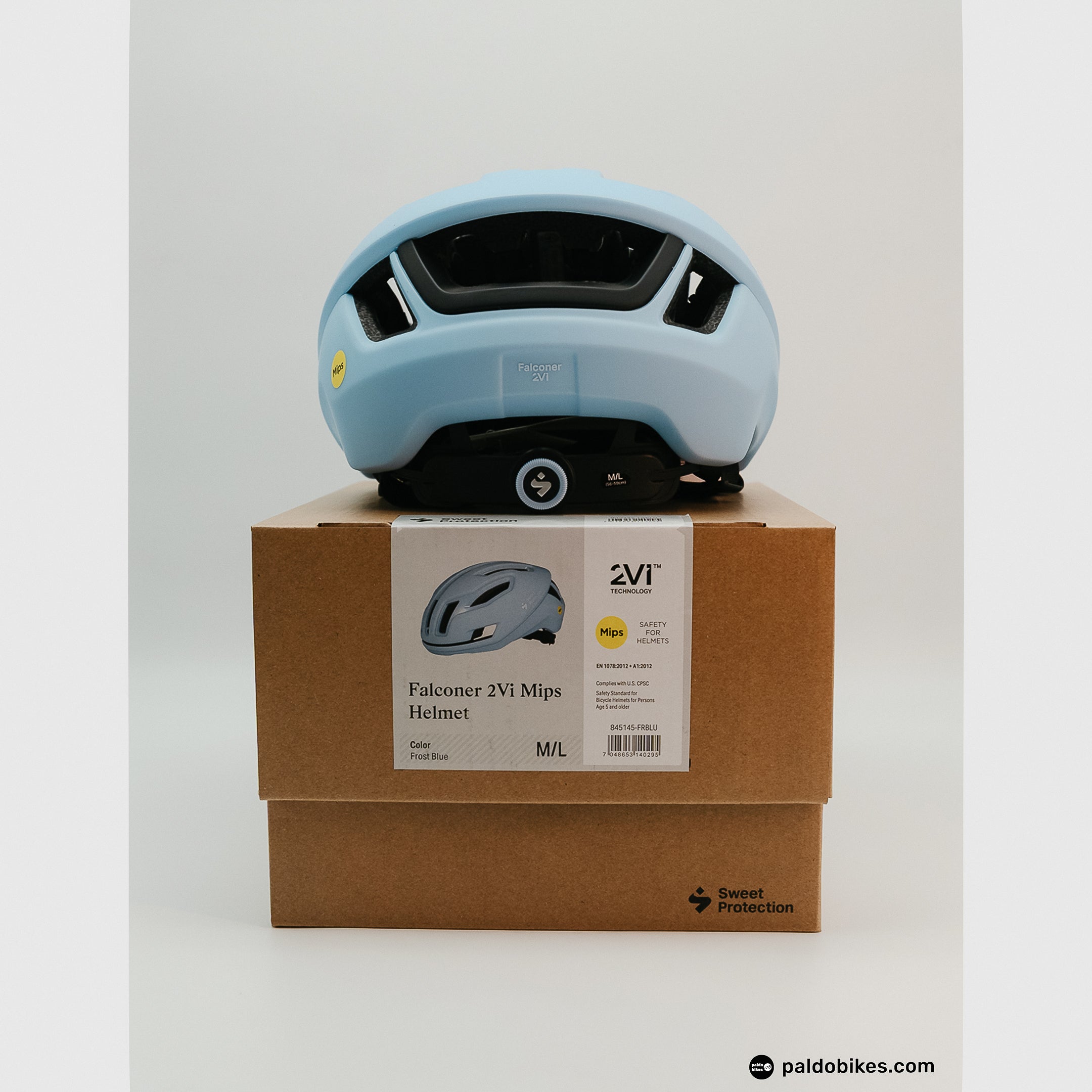 Sweet Protection Falconer 2Vi Mips Helmet - Frost Blue | Paldo Bikes