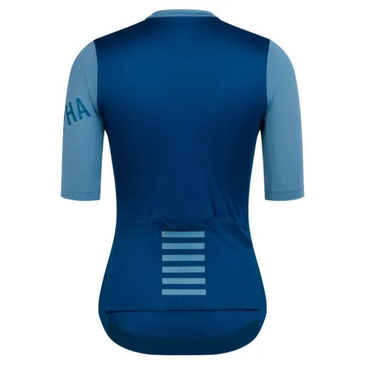 Rapha Women's Pro Team Training Jersey - Dusted Blue / Jewelled Rapha Women's Pro Team Training Jersey - Dusted Blue / Jewelled