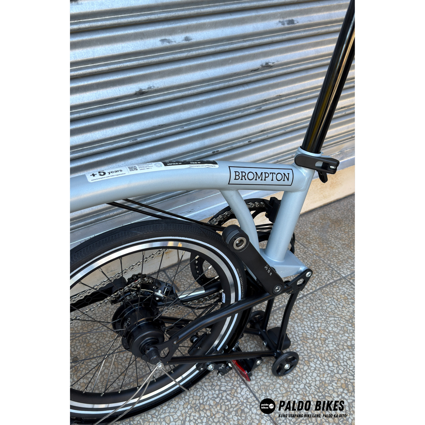 Brompton P Line - 12-speed Lunar Ice