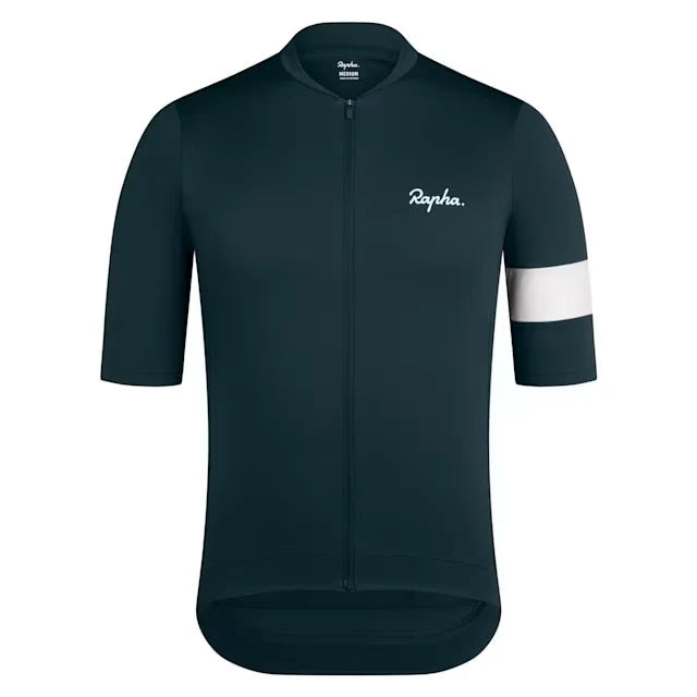 Rapha Men's Core Jersey - MSW Olive Green / White | Paldo Bikes