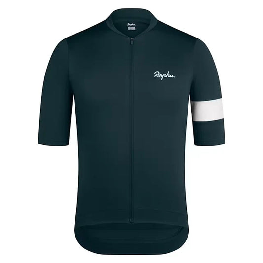Rapha Men's Core Jersey - MSW Forest Green / White