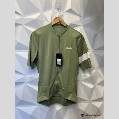 Rapha Men's Core Jersey - Olive Green / White