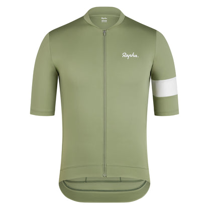 Rapha Men's Core Jersey - Olive Green / White