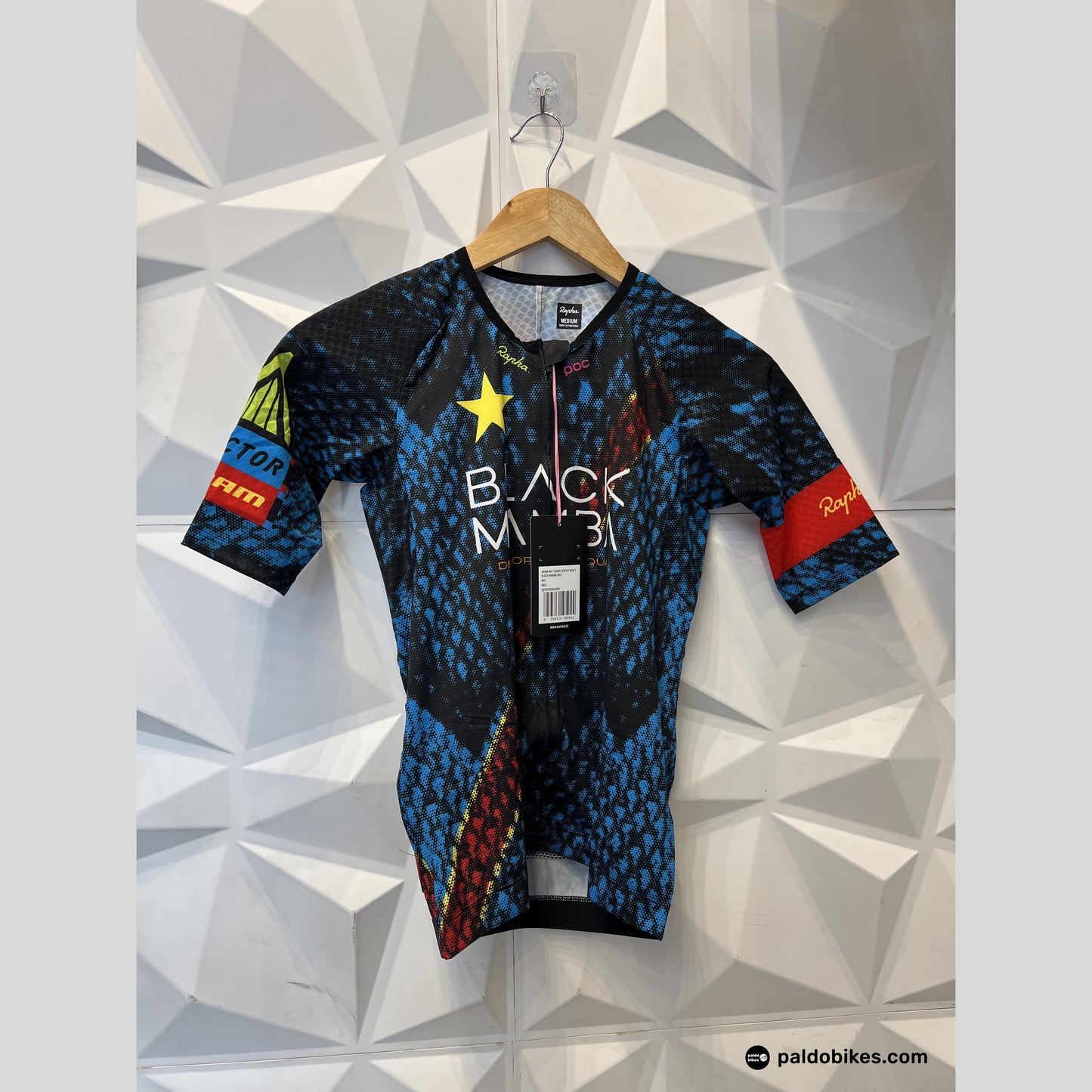 Rapha Men's Pro Team Aero Jersey - Amani Black Mamba