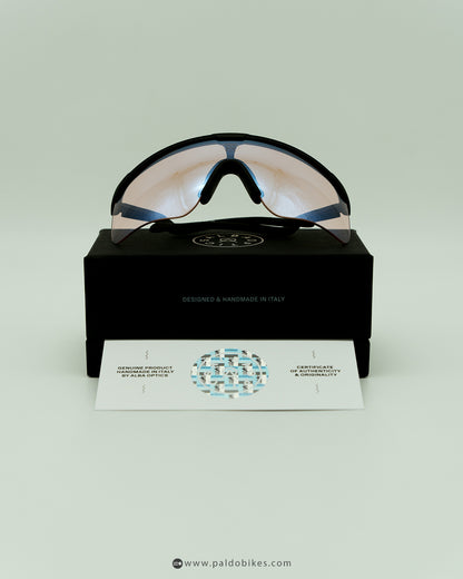 ALBA Optics Delta VZUM F-LENS FLM - Blue Glossy (Asian Fit)