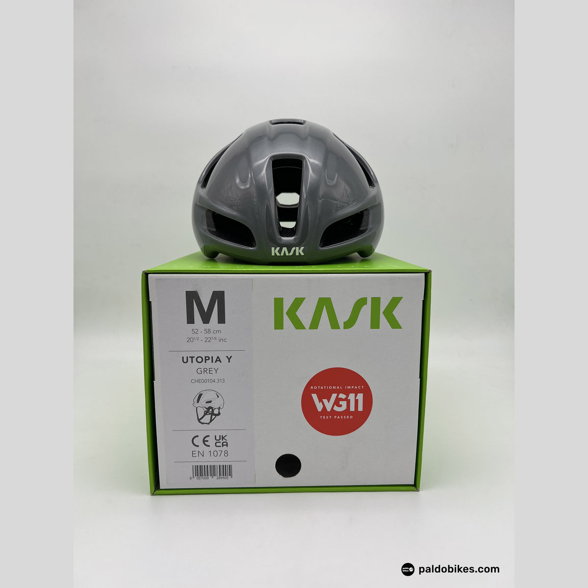 Kask Utopia Y - Grey | Paldo Bikes