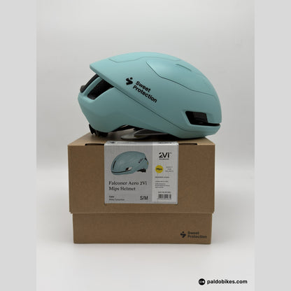 Sweet Protection Falconer Aero 2Vi Mips Helmet - Misty Turquoise