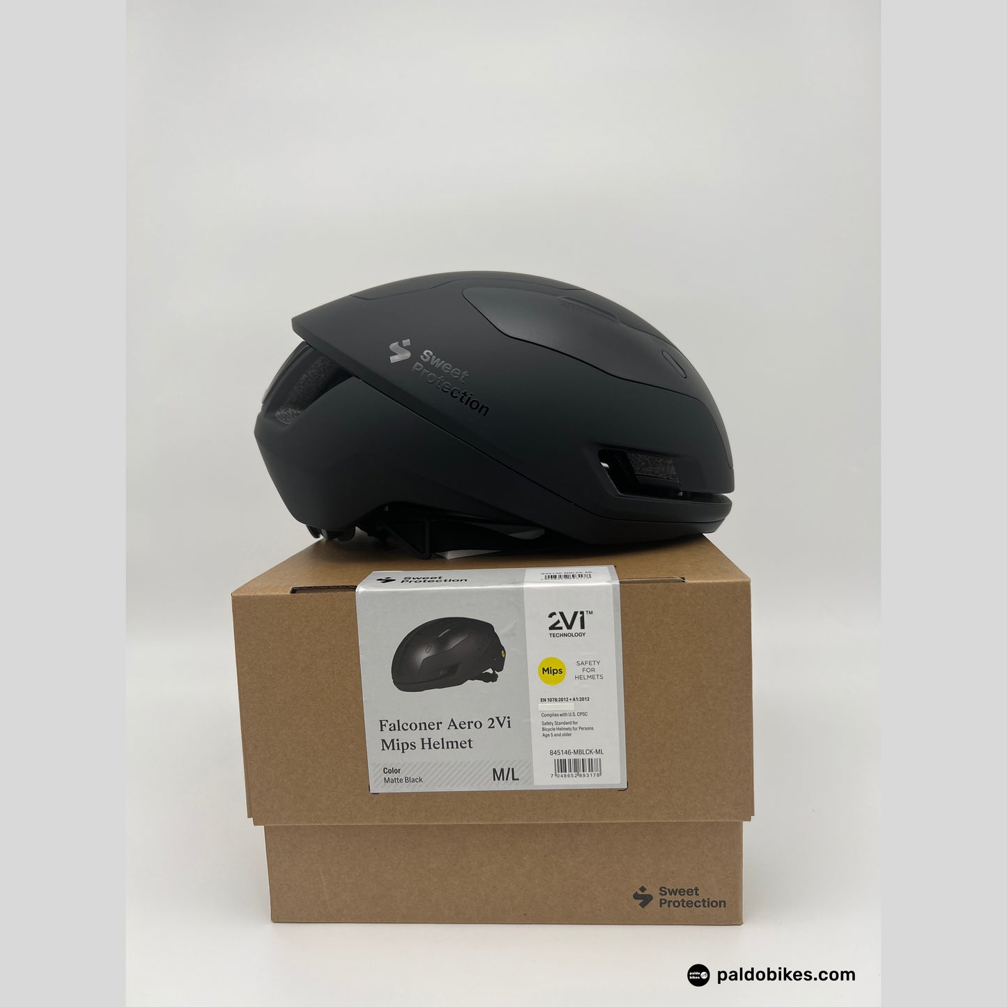 Sweet Protection Falconer Aero 2Vi Mips Helmet - Matte Black
