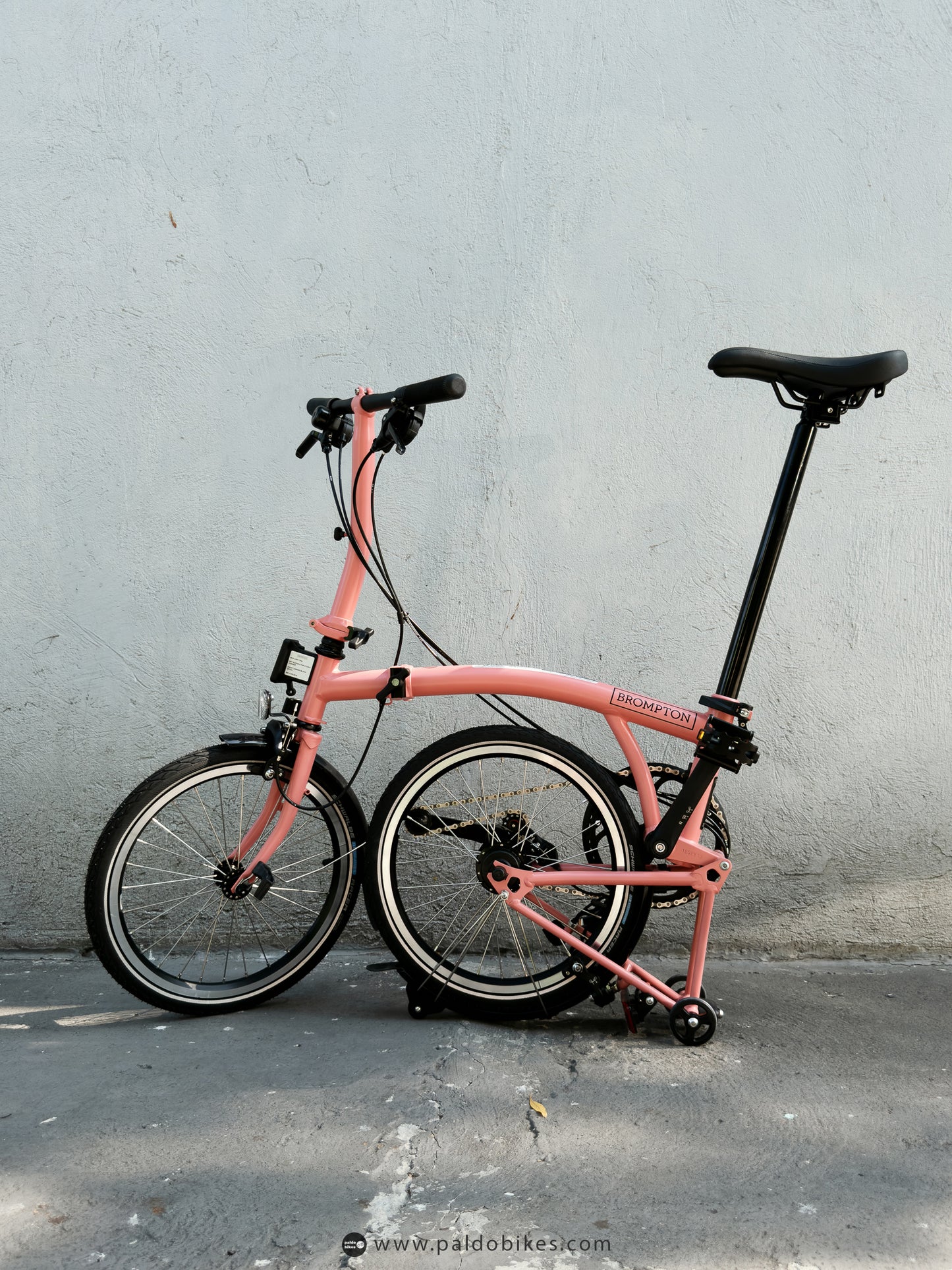 Brompton C Line 12 Speed - Flamingo Pink