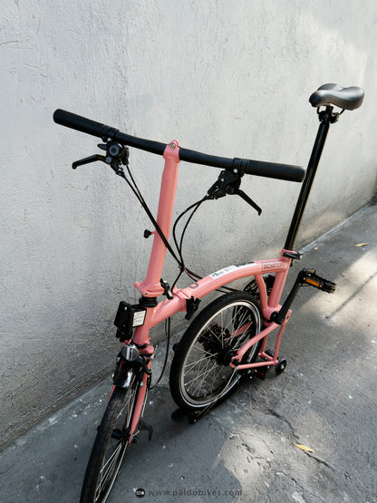 Brompton C Line 12 Speed - Flamingo Pink