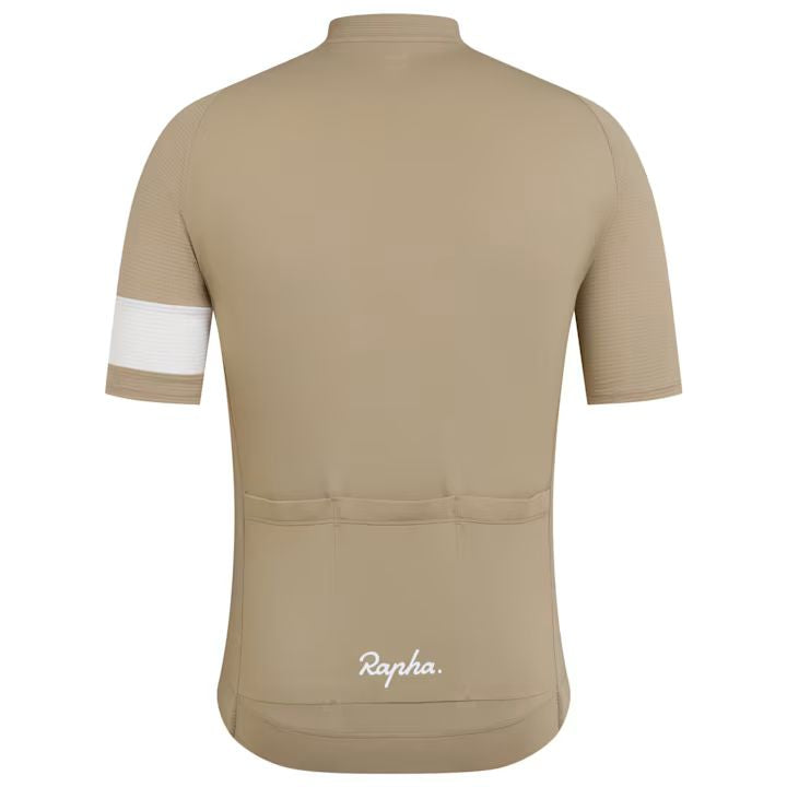 Rapha Men's Core Lightweight Jersey - Tan / White