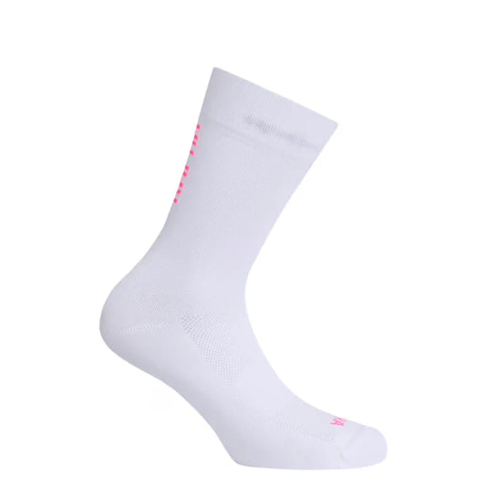 Rapha Pro Team Socks II Regular - White / Hi-Vis Pink
