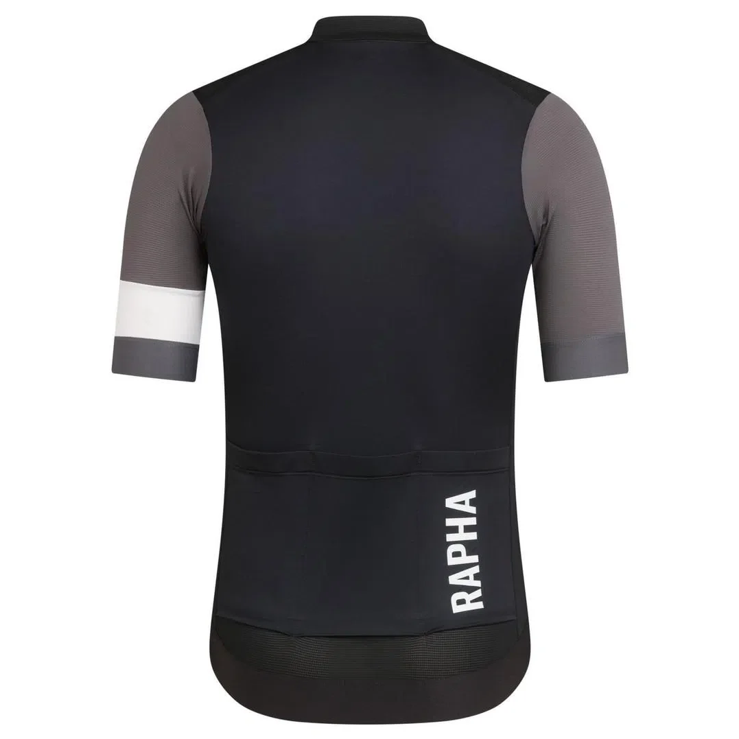 Rapha Men's Pro Team Training Jersey - BCB Black / Carbon Grey