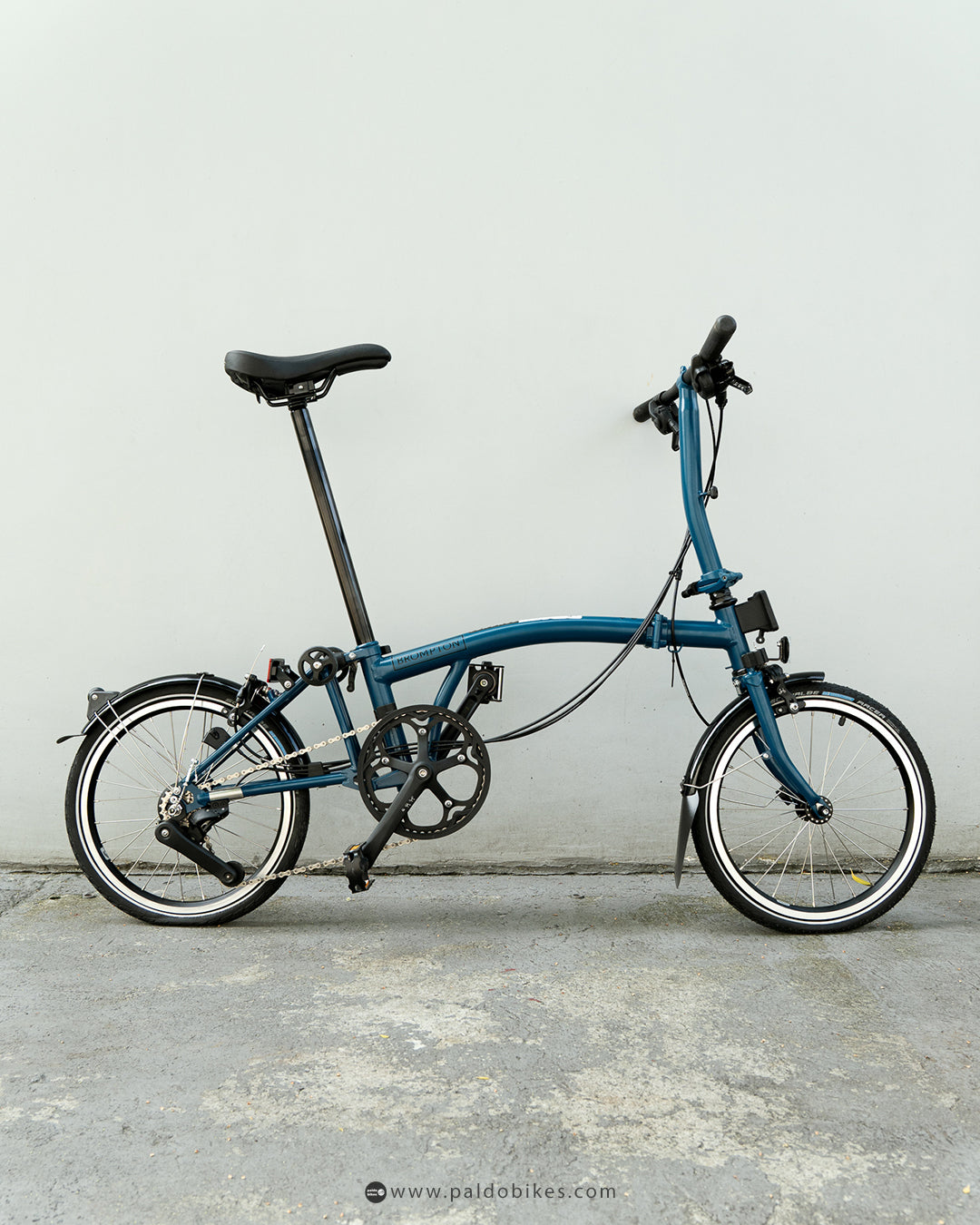 Brompton C Line 12 Speed - Ocean Blue
