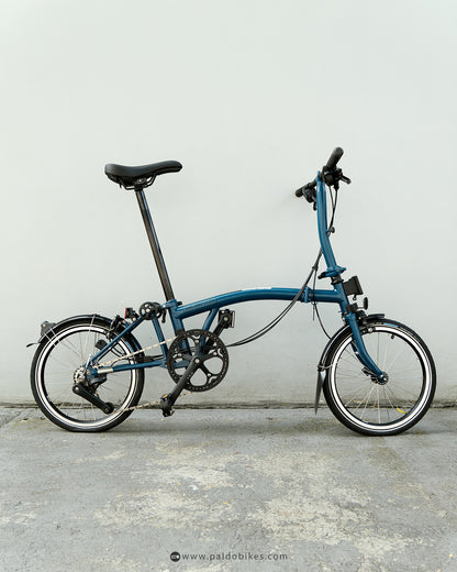 Brompton C Line 12 Speed - Ocean Blue