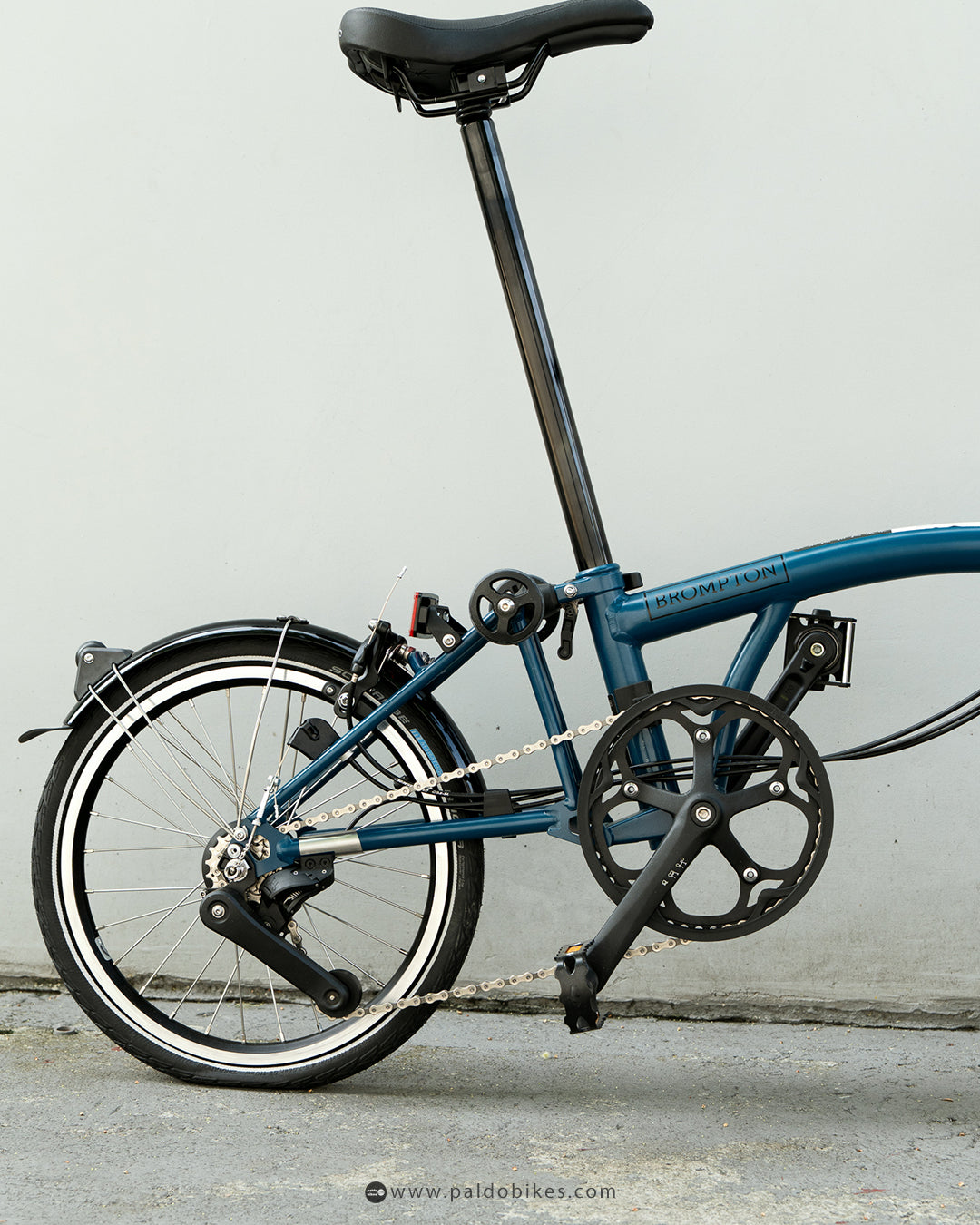 Brompton C Line 12 Speed - Ocean Blue
