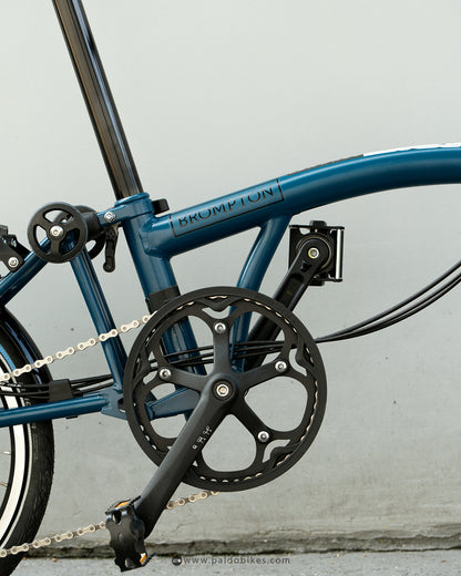 Brompton C Line 12 Speed - Ocean Blue