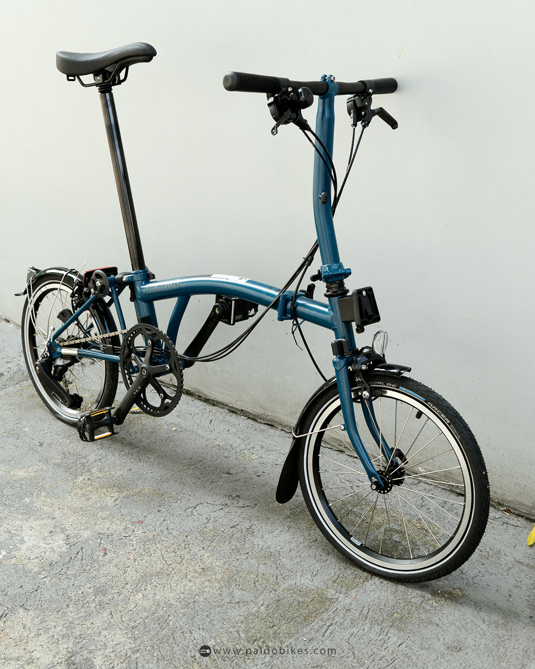 Brompton C Line 12 Speed - Ocean Blue