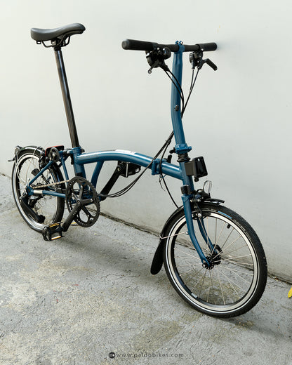 Brompton C Line 12 Speed - Ocean Blue