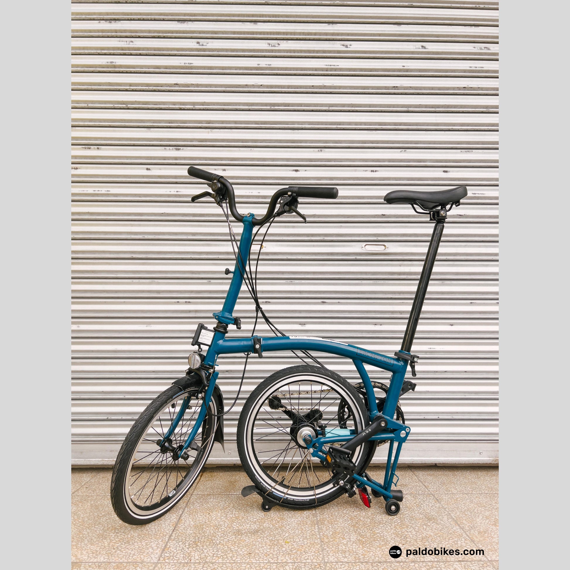 Brompton C Line Explore Ocean Blue – Paldo Bikes