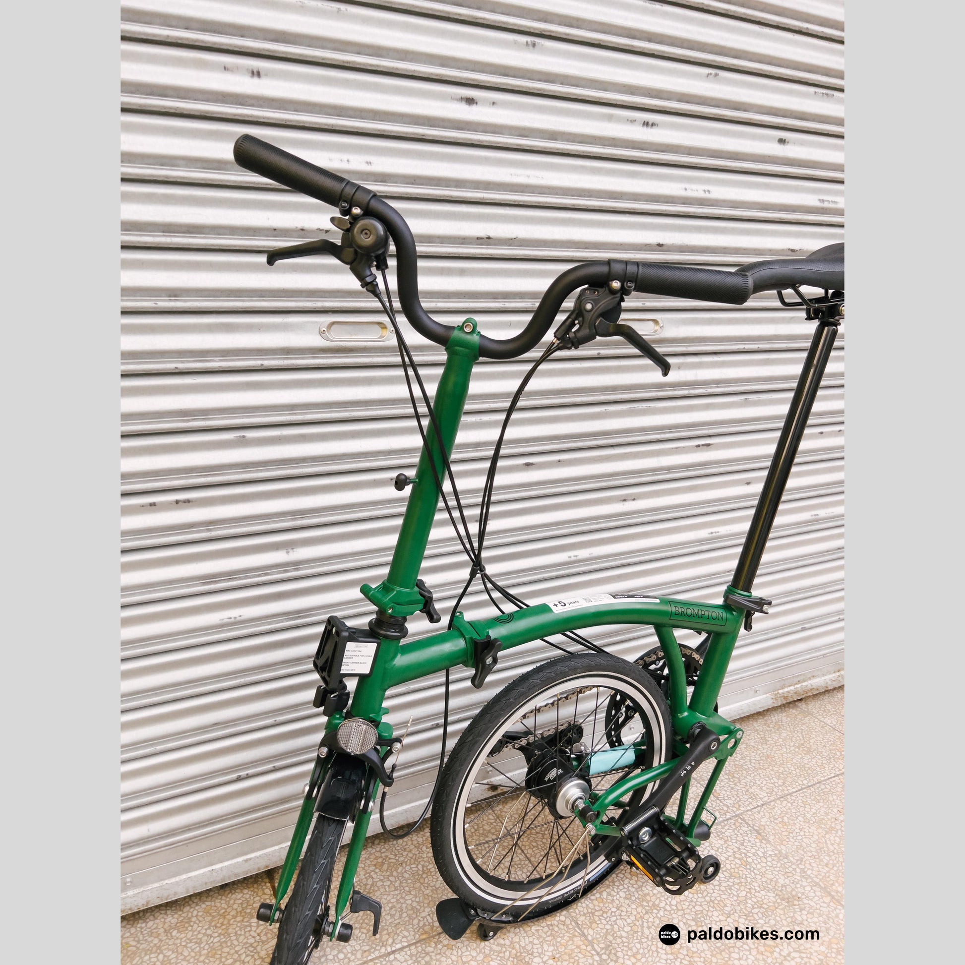 Brompton C Line Explore Racing Green – Paldo Bikes