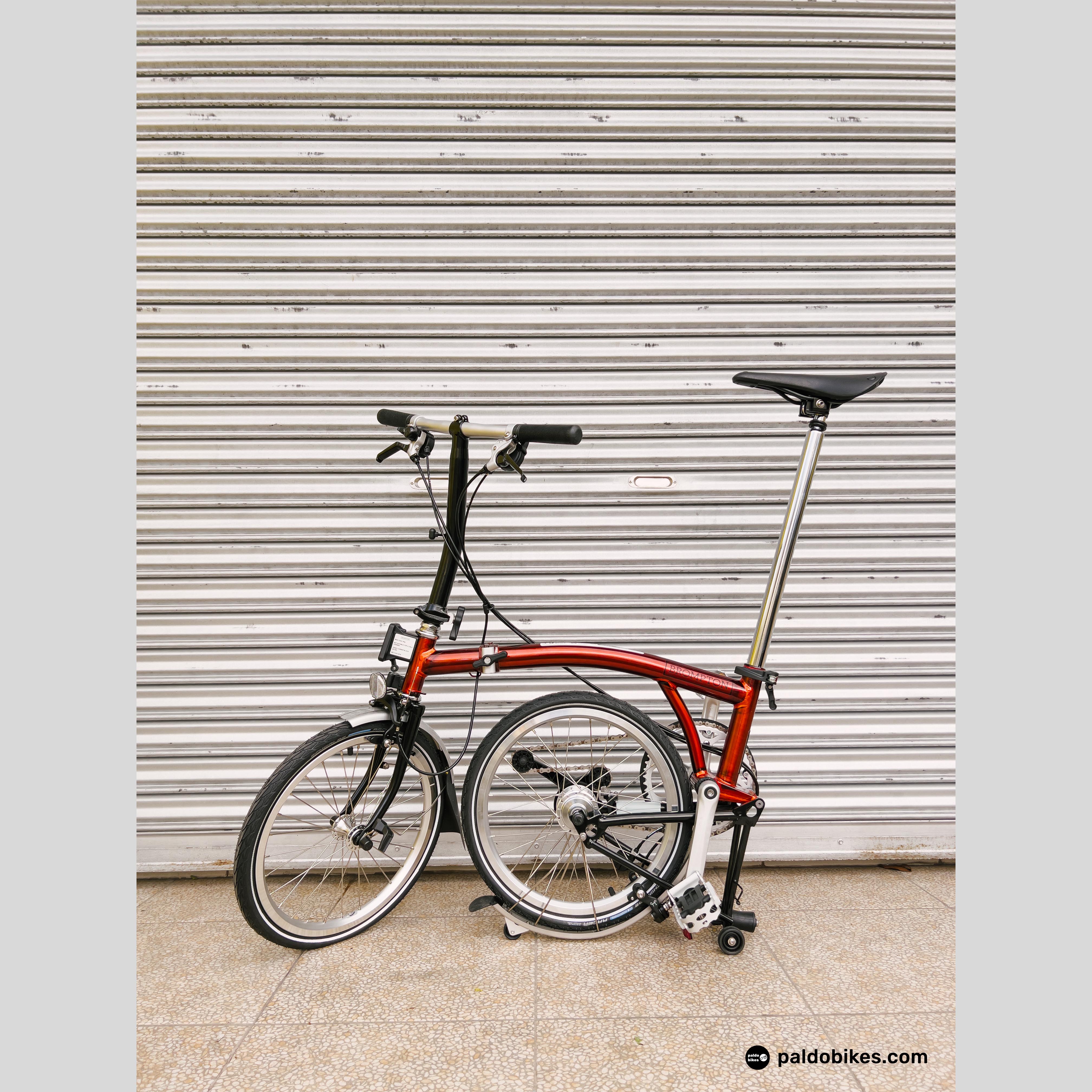 Brompton C Line Label Brompton C Line Explore - Flame Lacquer | Paldo Bikes