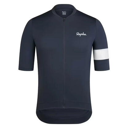 Rapha Men's Core Jersey - Dark Grey / White