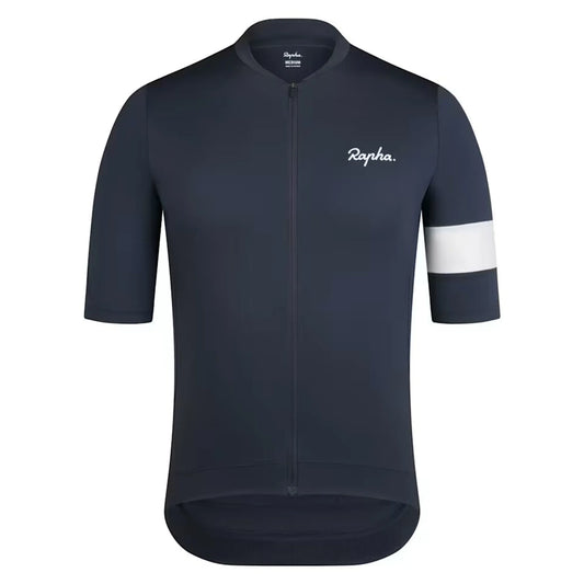 Rapha Men's Core Jersey - Dark Grey / White